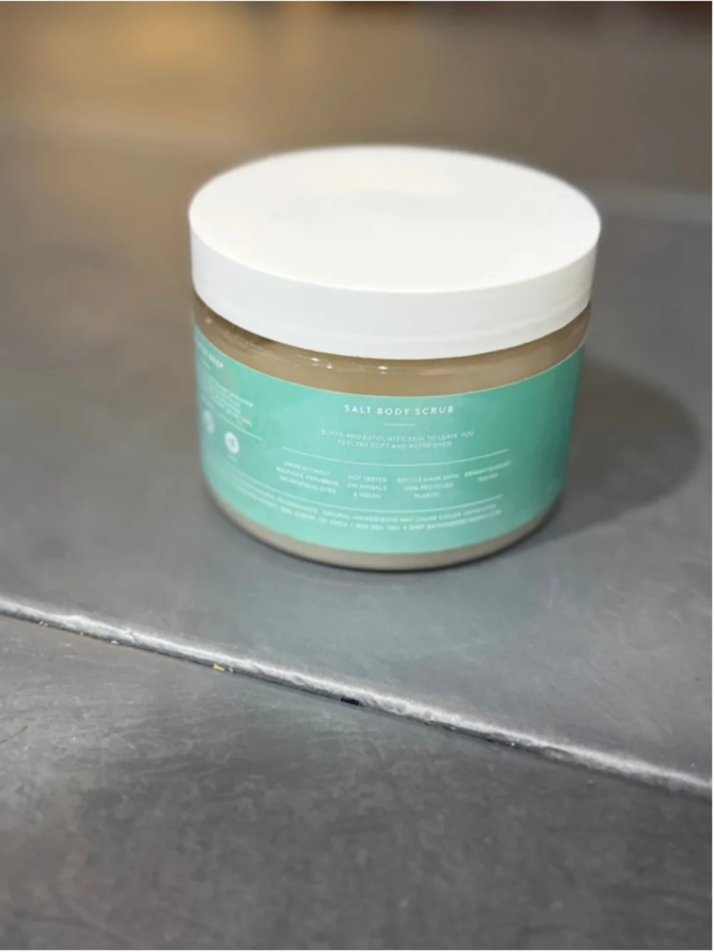 Aroma Breathe Deep Eucalyptus Lavender Salt Body Scrub 17 oz Vitamin E Sealed